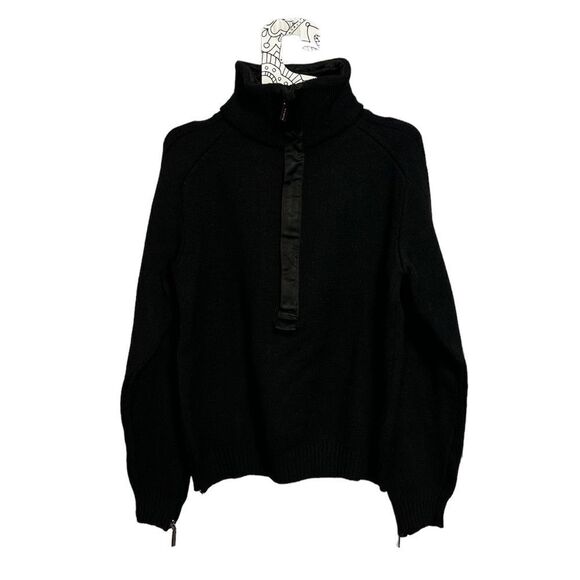 Versace Knitted Wool Half Zip Sweater - Picture 2 of 14